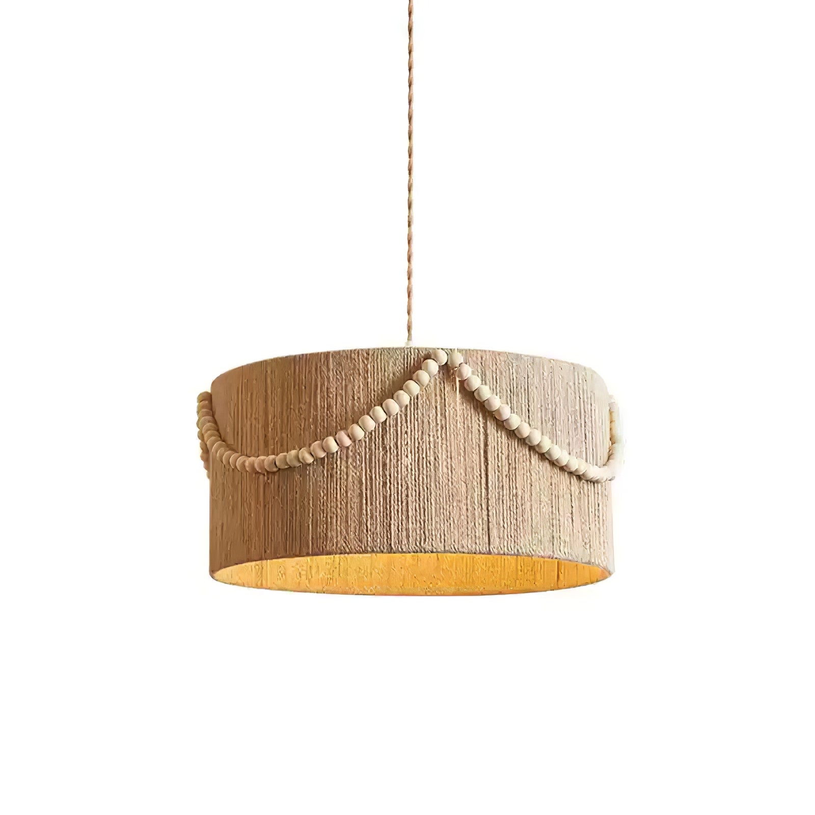 Beaded Boho Pendant Lamp - Lamp Outdoor