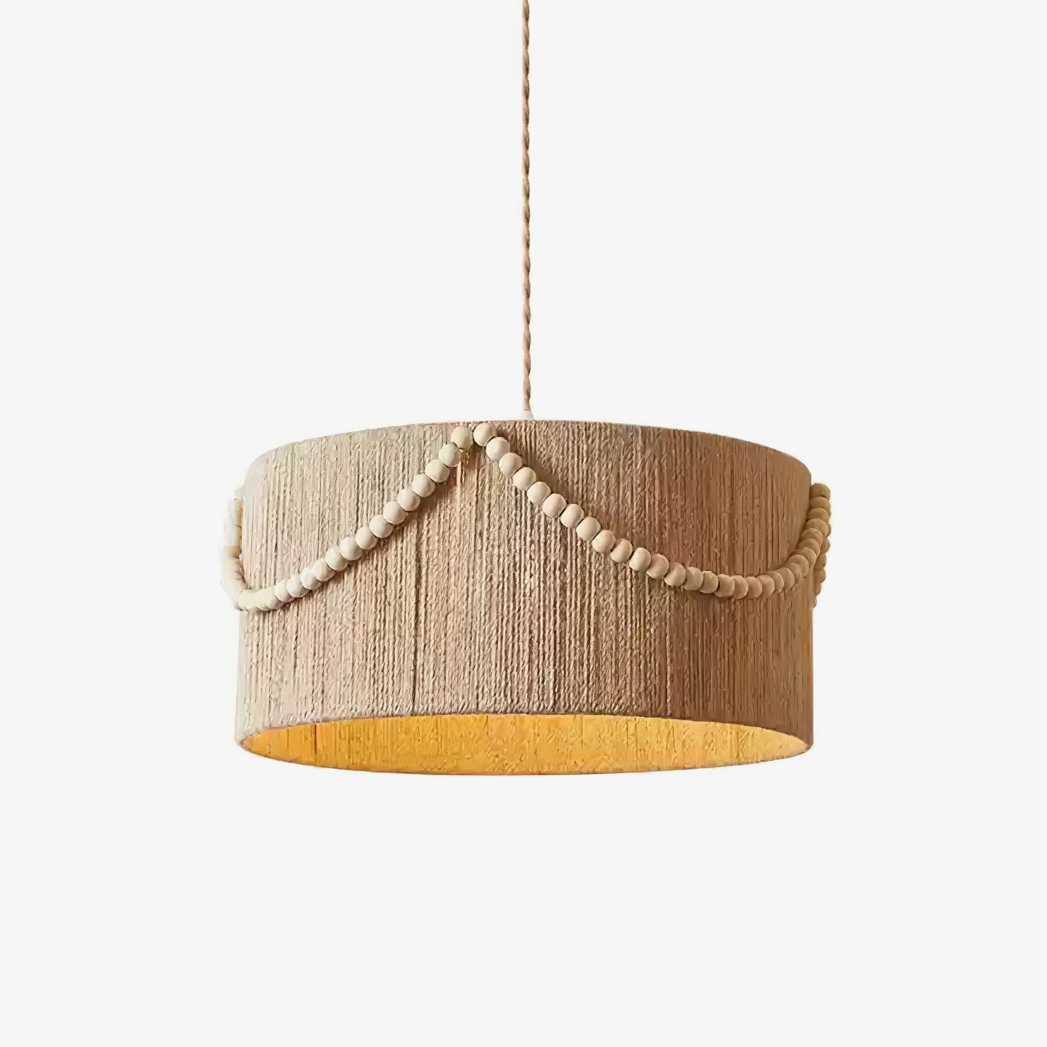 Beaded Boho Pendant Lamp - Lamp Outdoor