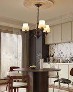 Aurora Chandelier Fabric Shade Vintage - Lamp Outdoor