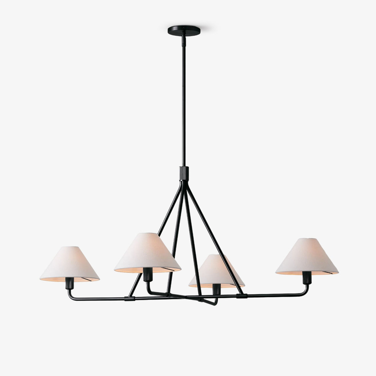 Aurora Chandelier Cone Shade Minimalist - Lamp Outdoor