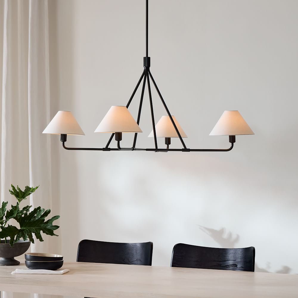 Aurora Chandelier Cone Shade Minimalist - Lamp Outdoor
