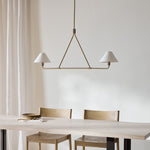 Aurora Chandelier Cone Shade Minimalist - Lamp Outdoor