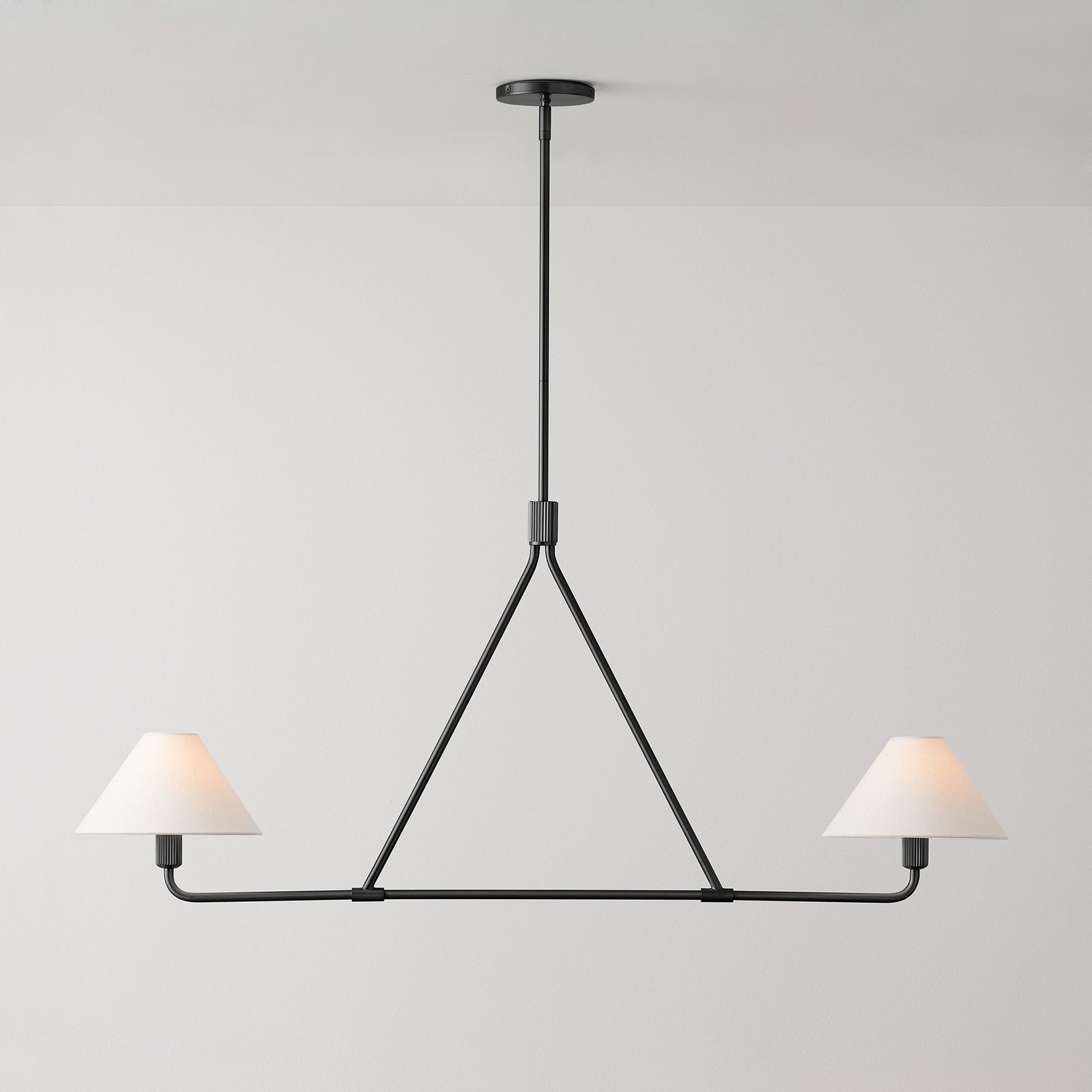 Aurora Chandelier Cone Shade Minimalist - Lamp Outdoor