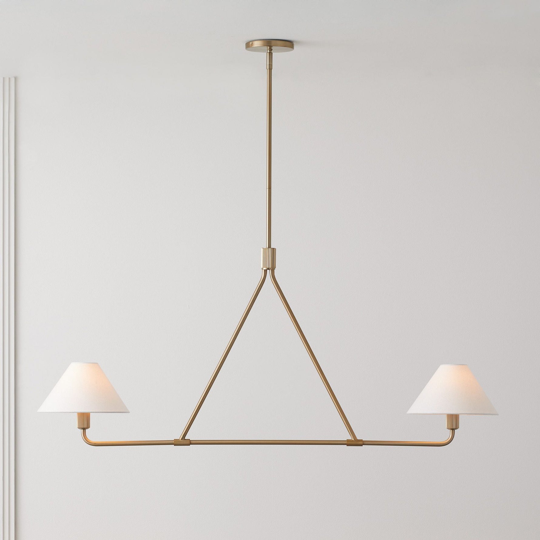 Aurora Chandelier Cone Shade Minimalist - Lamp Outdoor