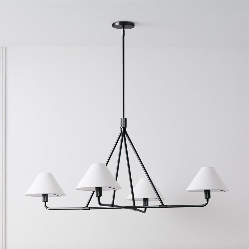 Aurora Chandelier Cone Shade Minimalist - Lamp Outdoor