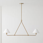 Aurora Chandelier Cone Shade Minimalist - Lamp Outdoor