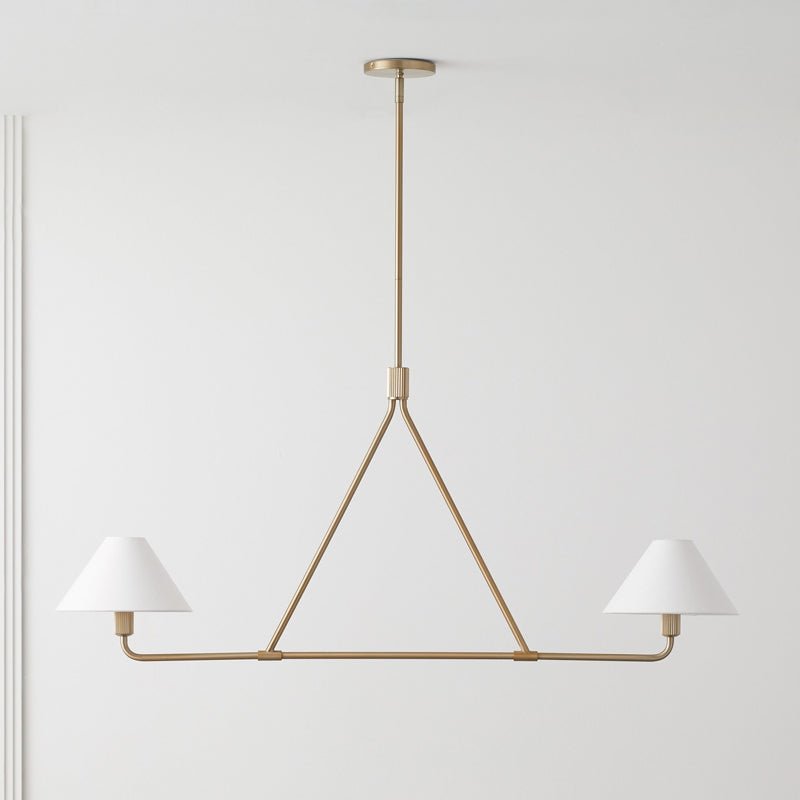 Aurora Chandelier Cone Shade Minimalist - Lamp Outdoor