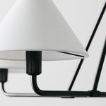 Aurora Chandelier Cone Shade Minimalist - Lamp Outdoor