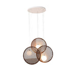 Aurora Chandelier Wooden Plate - Lamp Outdoor