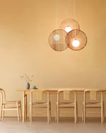 Aurora Chandelier Wooden Plate - Lamp Outdoor