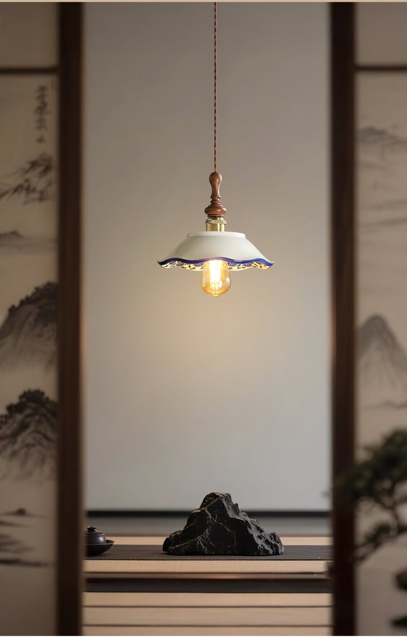 Bellaria Ceramic Pendant Light - Lamp Outdoor