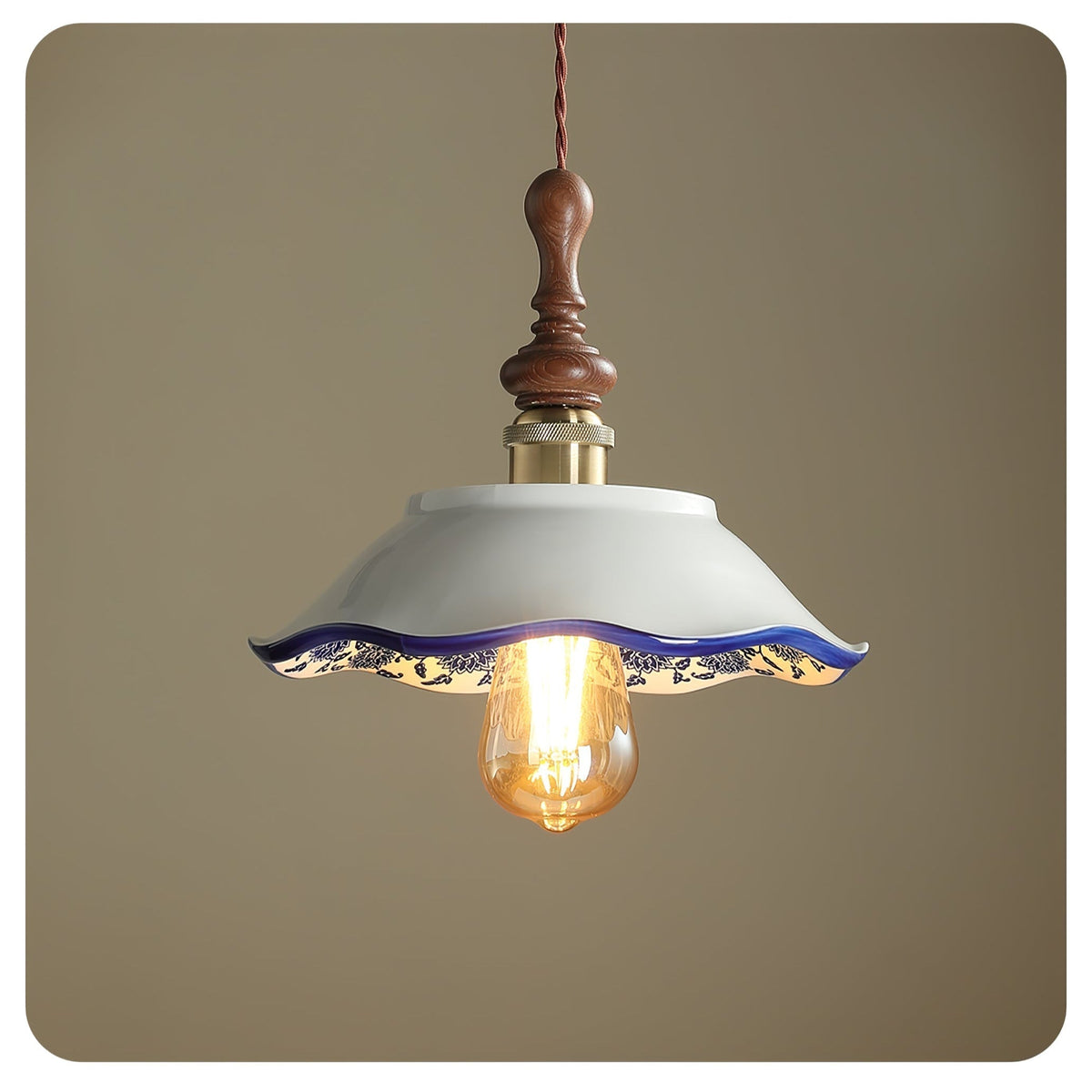 Bellaria Ceramic Pendant Light - Lamp Outdoor