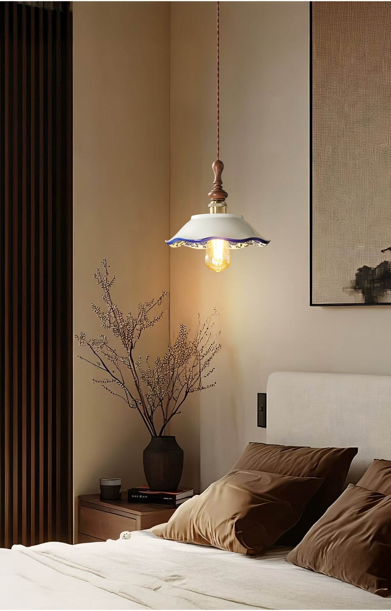 Bellaria Ceramic Pendant Light - Lamp Outdoor