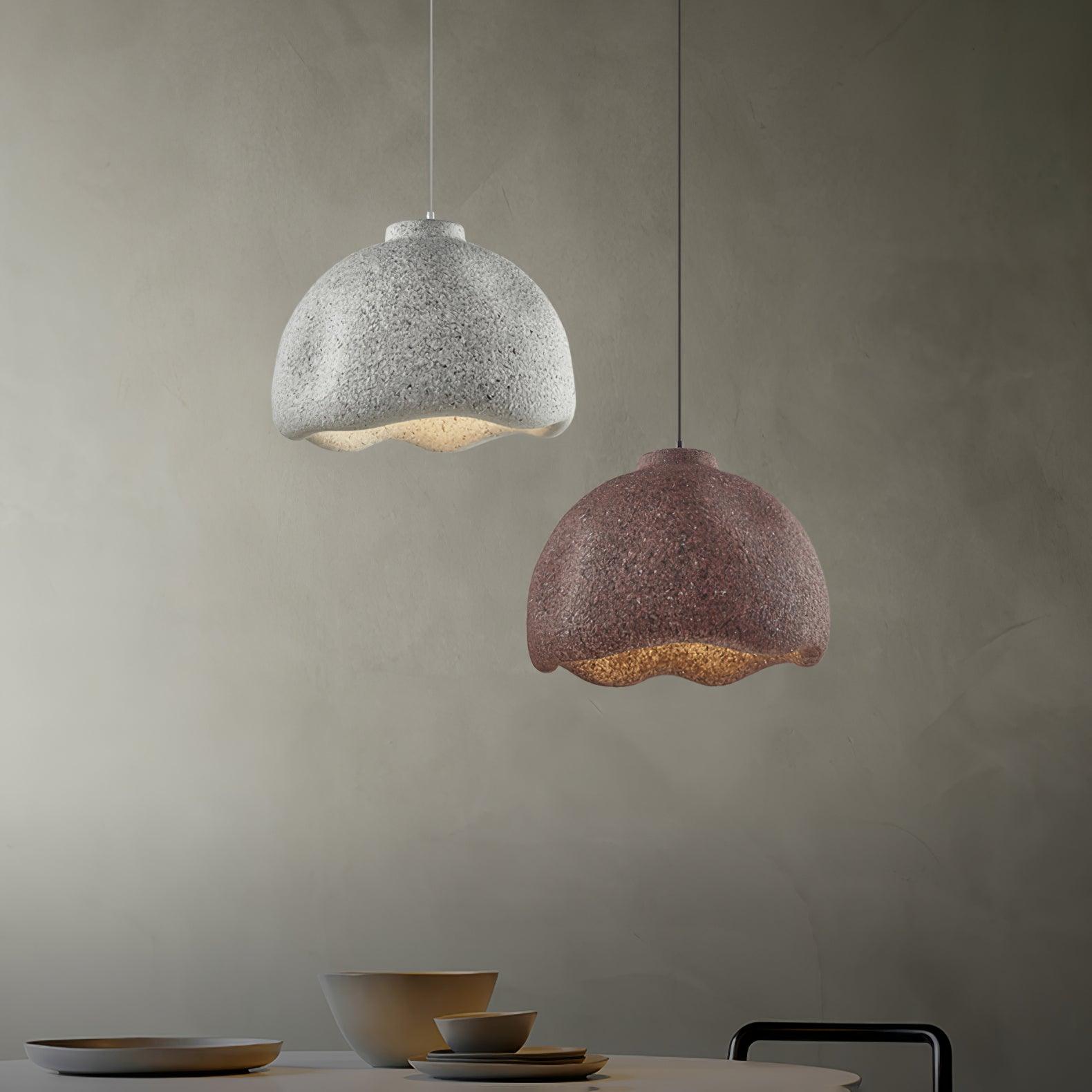 Icarila Modern Minimalist Speckled Metal Plastic Pendant Lamp - Lamp Outdoor