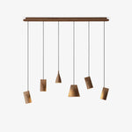 Ivarara Asymmetrical Wood Pendant Light - Lamp Outdoor