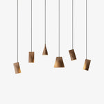 Ivarara Asymmetrical Wood Pendant Light - Lamp Outdoor