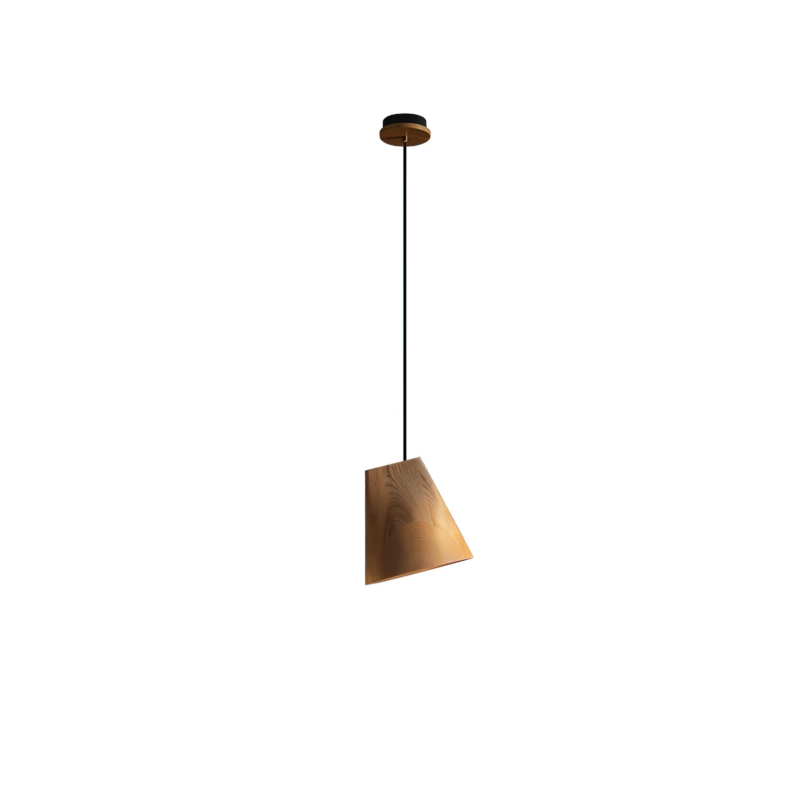 Ivarara Asymmetrical Wood Pendant Light - Lamp Outdoor