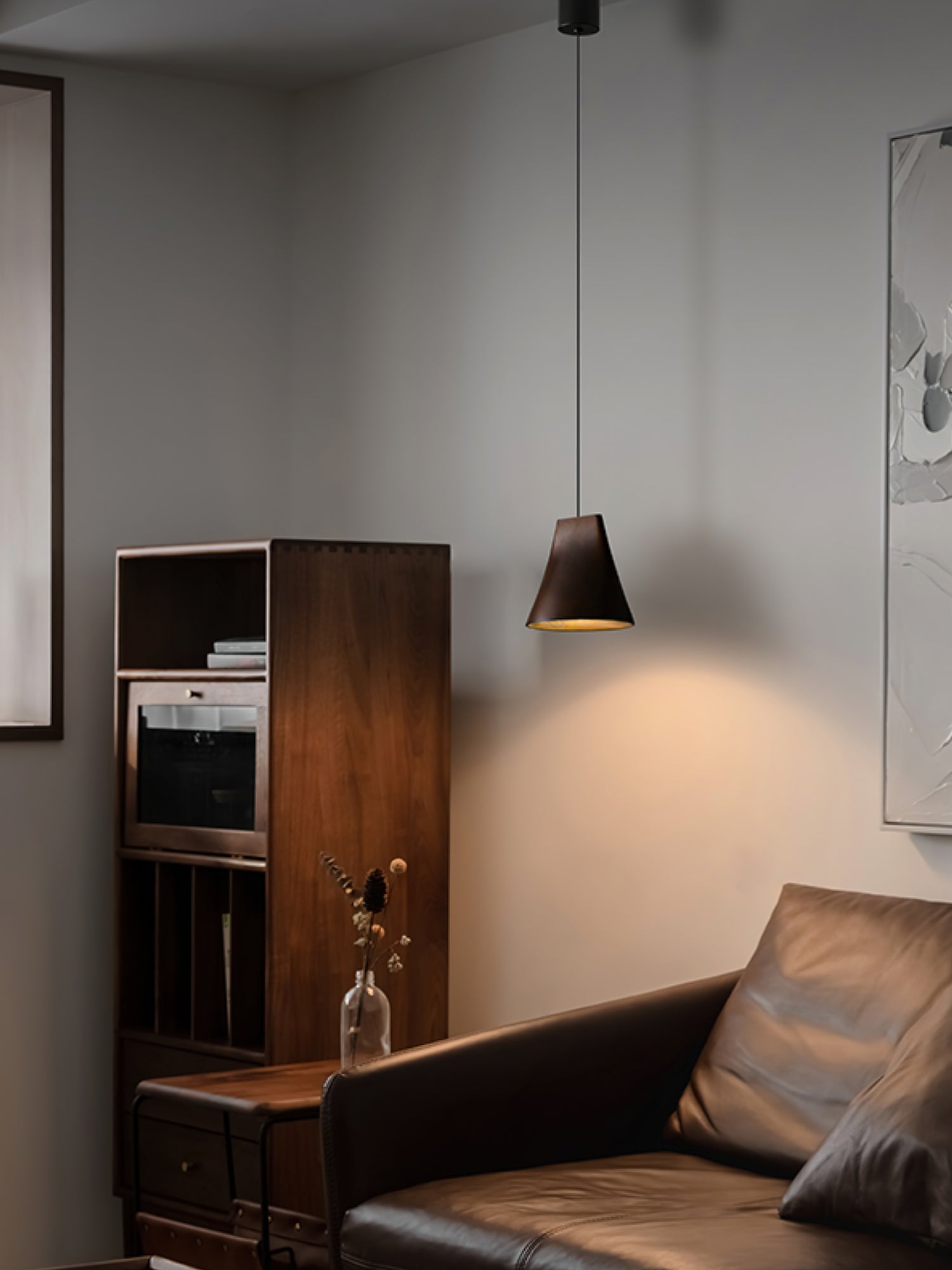 Ivarara Asymmetrical Wood Pendant Light - Lamp Outdoor