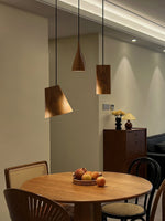 Ivarara Asymmetrical Wood Pendant Light - Lamp Outdoor