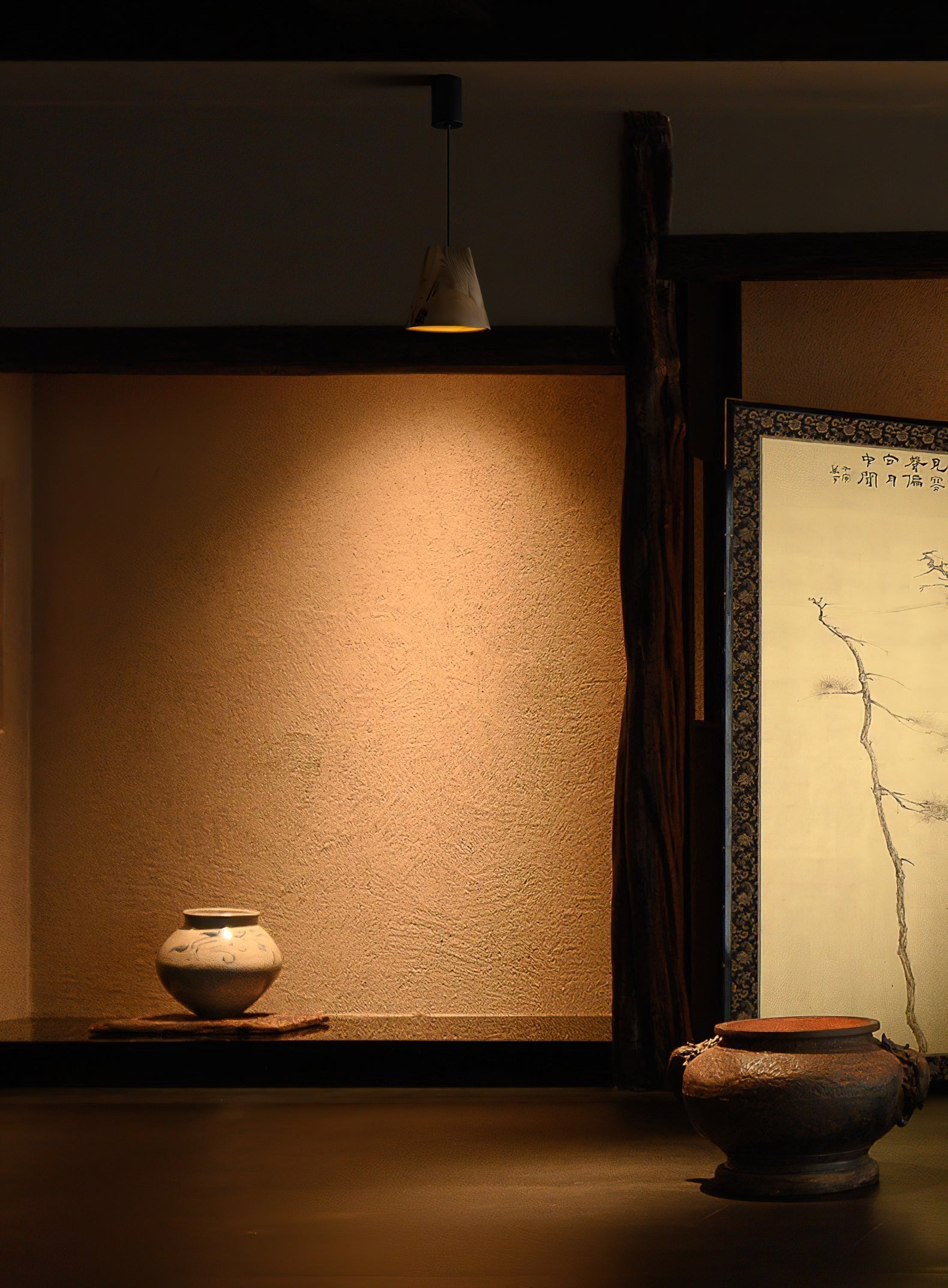 Ivarara Asymmetrical Wood Pendant Light - Lamp Outdoor