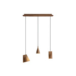 Ivarara Asymmetrical Wood Pendant Light - Lamp Outdoor