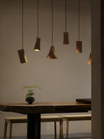 Ivarara Asymmetrical Wood Pendant Light - Lamp Outdoor