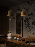 Ivarara Asymmetrical Wood Pendant Light - Lamp Outdoor