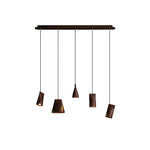 Ivarara Asymmetrical Wood Pendant Light - Lamp Outdoor