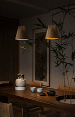Ivarara Asymmetrical Wood Pendant Light - Lamp Outdoor