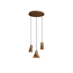 Ivarara Asymmetrical Wood Pendant Light - Lamp Outdoor