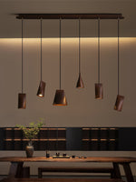 Ivarara Asymmetrical Wood Pendant Light - Lamp Outdoor