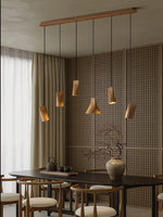 Ivarara Asymmetrical Wood Pendant Light - Lamp Outdoor