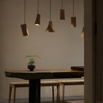 Ivarara Asymmetrical Wood Pendant Light - Lamp Outdoor