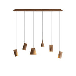 Ivarara Asymmetrical Wood Pendant Light - Lamp Outdoor