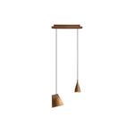 Ivarara Asymmetrical Wood Pendant Light - Lamp Outdoor