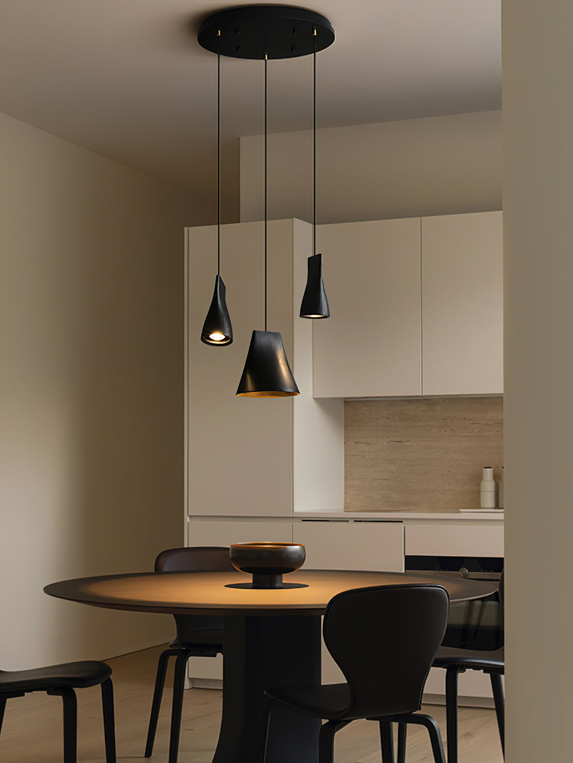 Ivarara Asymmetrical Wood Pendant Light - Lamp Outdoor