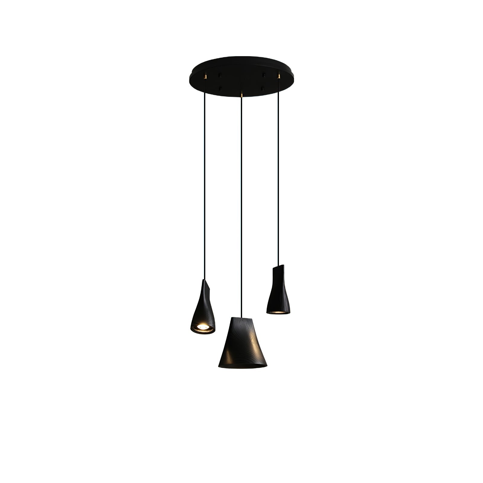 Ivarara Asymmetrical Wood Pendant Light - Lamp Outdoor