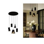 Ivarara Asymmetrical Wood Pendant Light - Lamp Outdoor