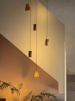 Ivarara Asymmetrical Wood Pendant Light - Lamp Outdoor