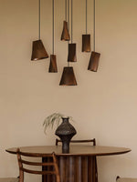 Ivarara Asymmetrical Wood Pendant Light - Lamp Outdoor