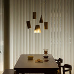 Ivarara Asymmetrical Wood Pendant Light - Lamp Outdoor