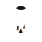 Ivarara Asymmetrical Wood Pendant Light - Lamp Outdoor