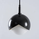 Solara Pendant Lamp Brass Nested Opal Globe Modern - Letslighting