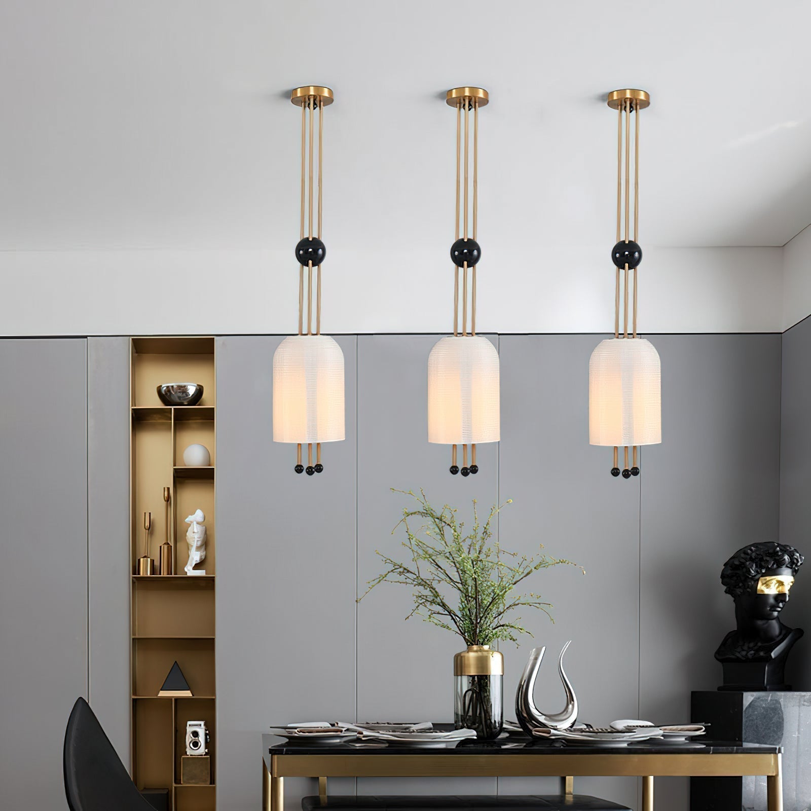 Voloraris Traditional Elegance Metal Glass Pendant Light - Lamp Outdoor