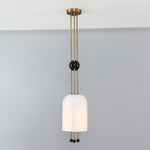 Voloraris Traditional Elegance Metal Glass Pendant Light - Lamp Outdoor