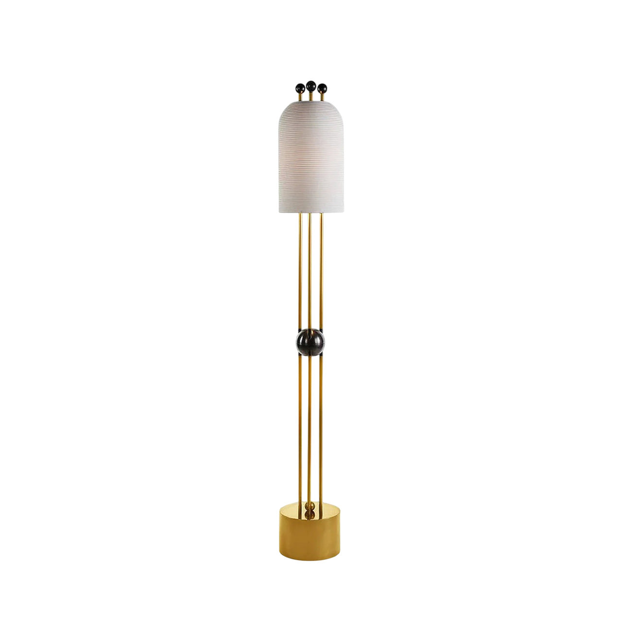 Bertha Modern Glass Floor Lamp
