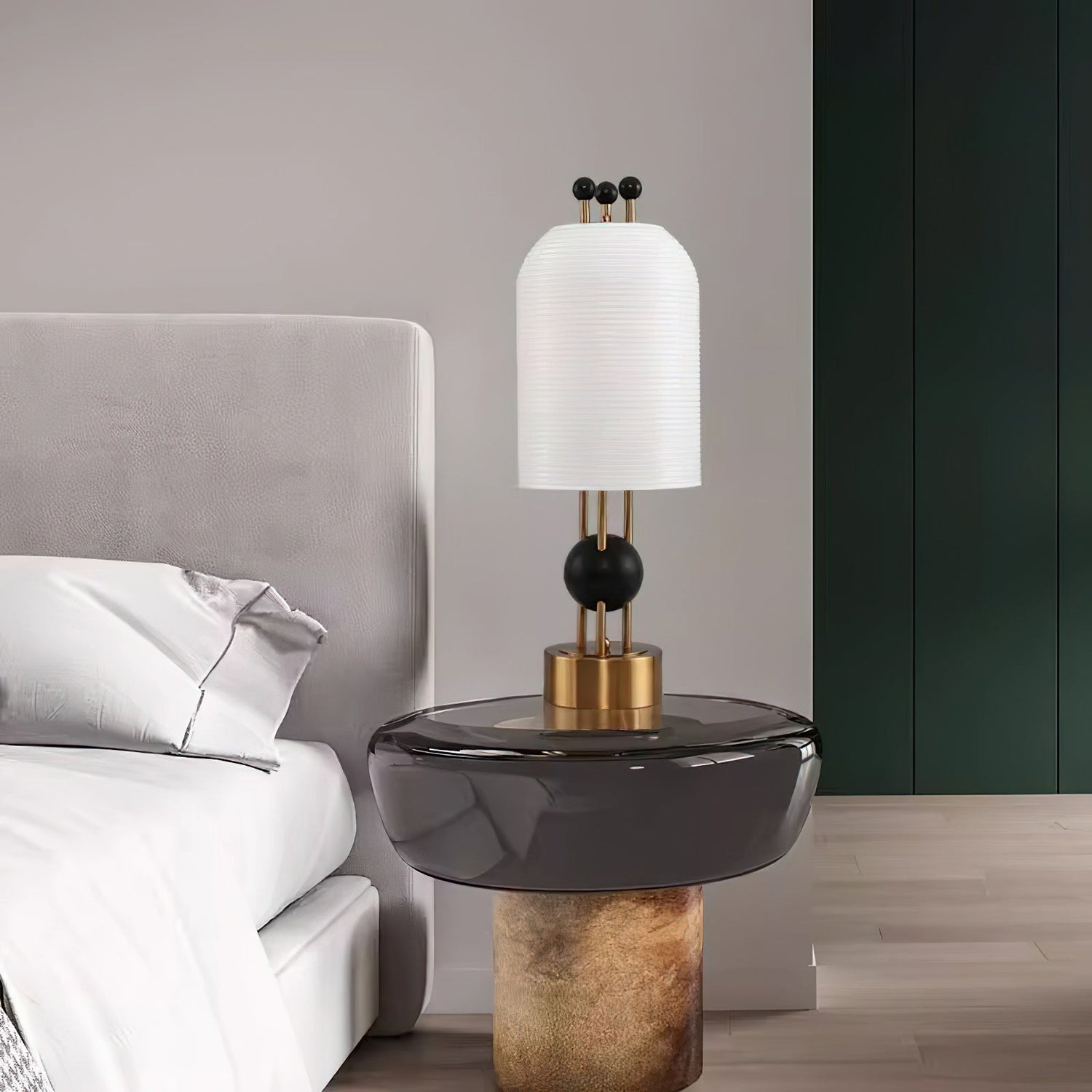 Bertha Modern Glass Table Lamp