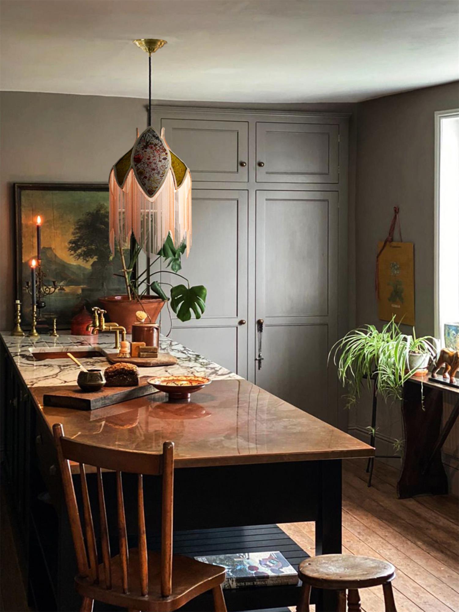 Bette Fringed Pendant Lamp - Lamp Outdoor