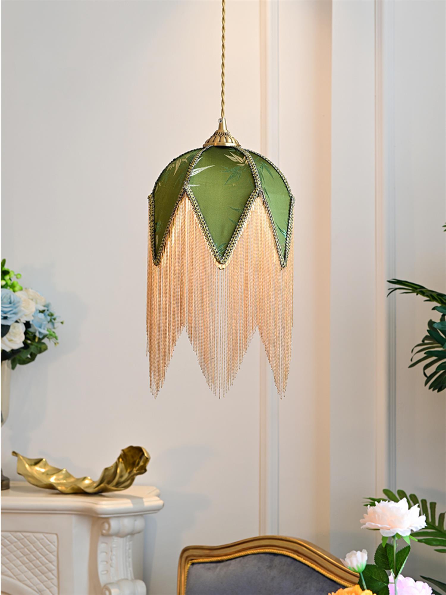 Bette Fringed Pendant Lamp - Lamp Outdoor