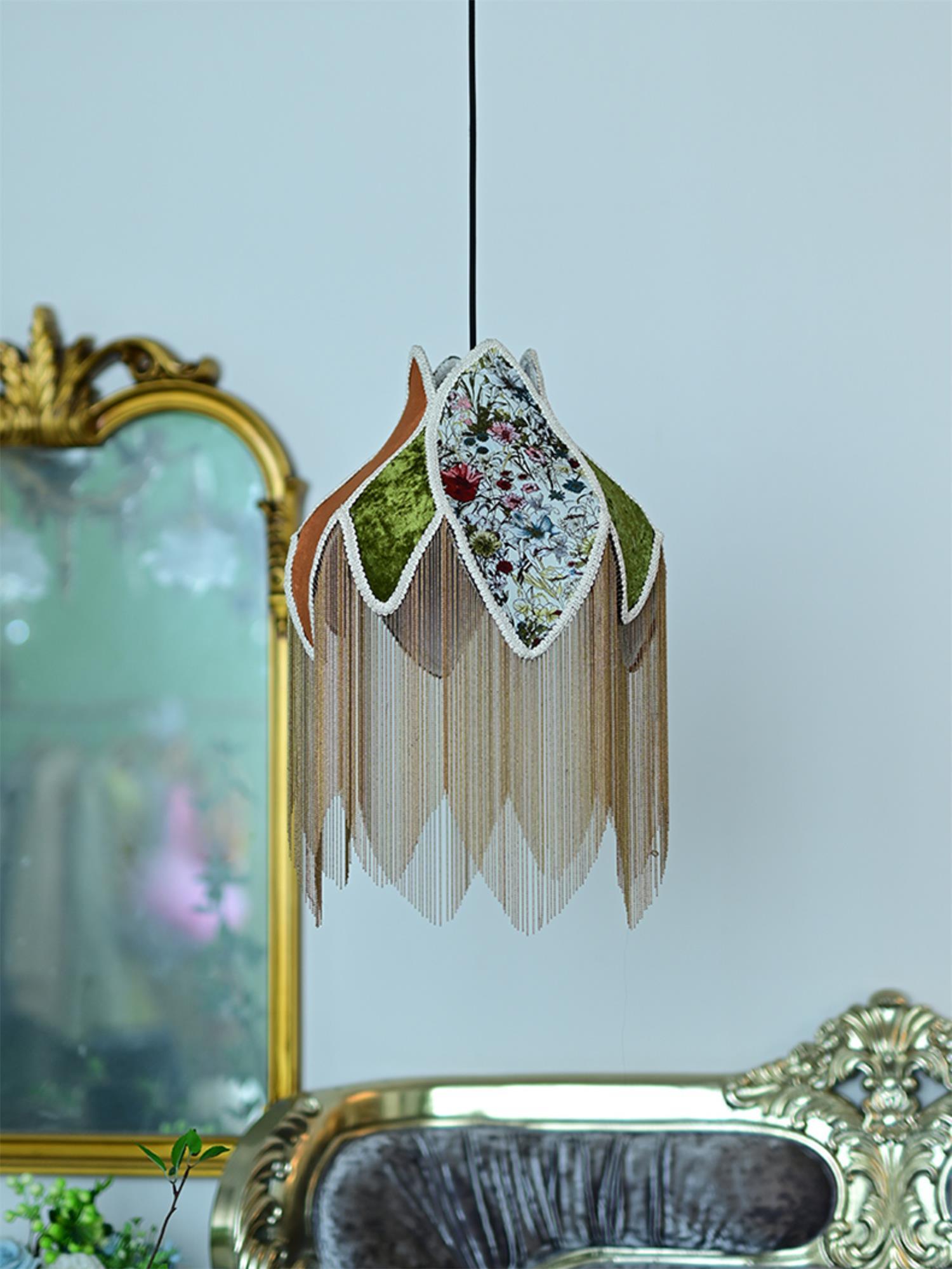 Bette Fringed Pendant Lamp - Lamp Outdoor